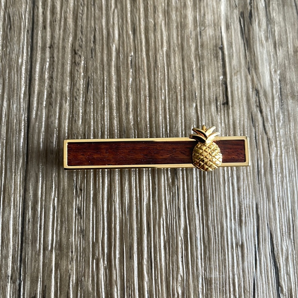 Pineapple Tie Bar By Cufflinks, Inc. 2" x 1/2"